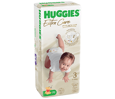 חיתולי Huggies Extra Care  מידה 3