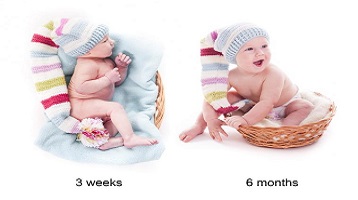התפתחות תינוקות נגיל חצי שנה